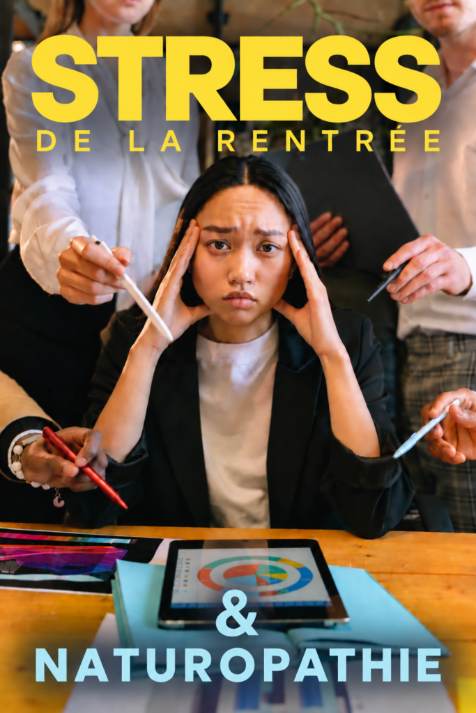 Stress de la rentrée et naturopathie - illustration article Neptune Naturopathie